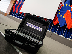 AudioPressBox im Regierungsbüro